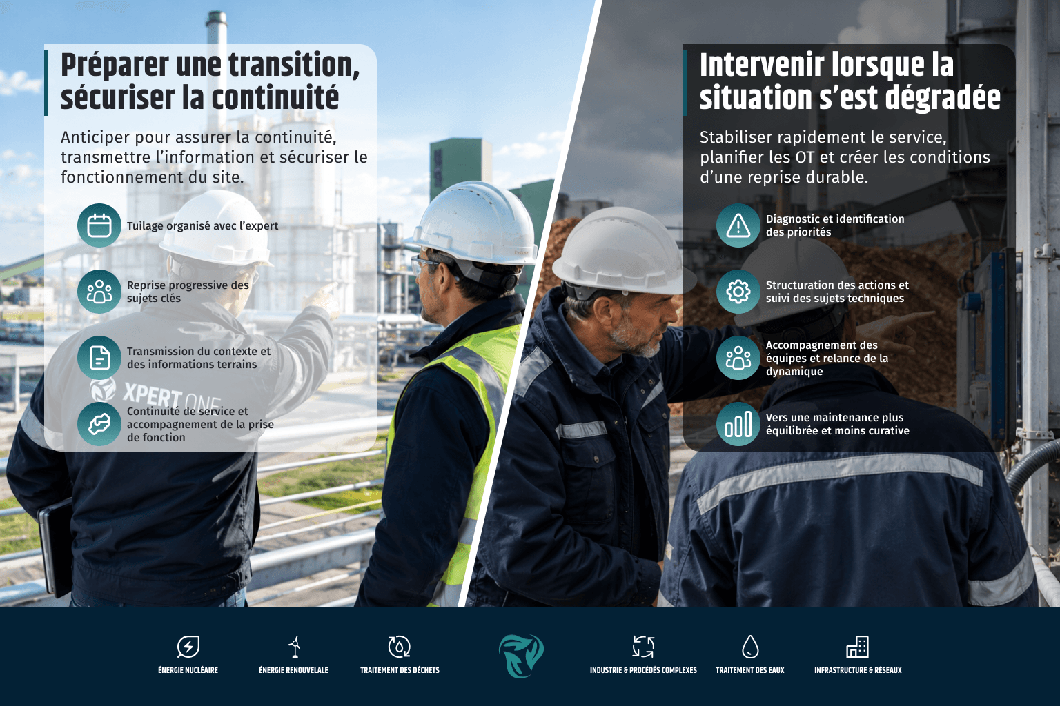 Cas concret d'une prestation de transition